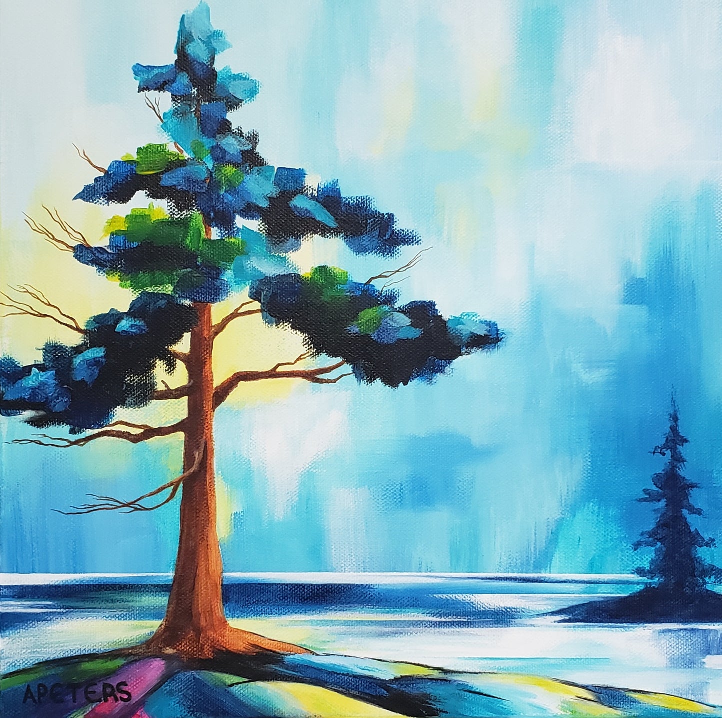 Island on a Northern Lake