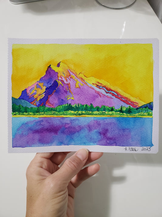 Mount Rundle Sketch