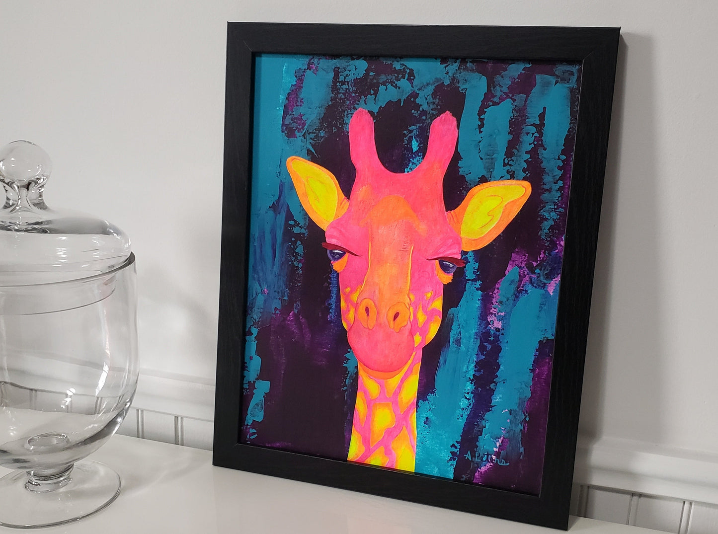 "Neon" the Giraffe