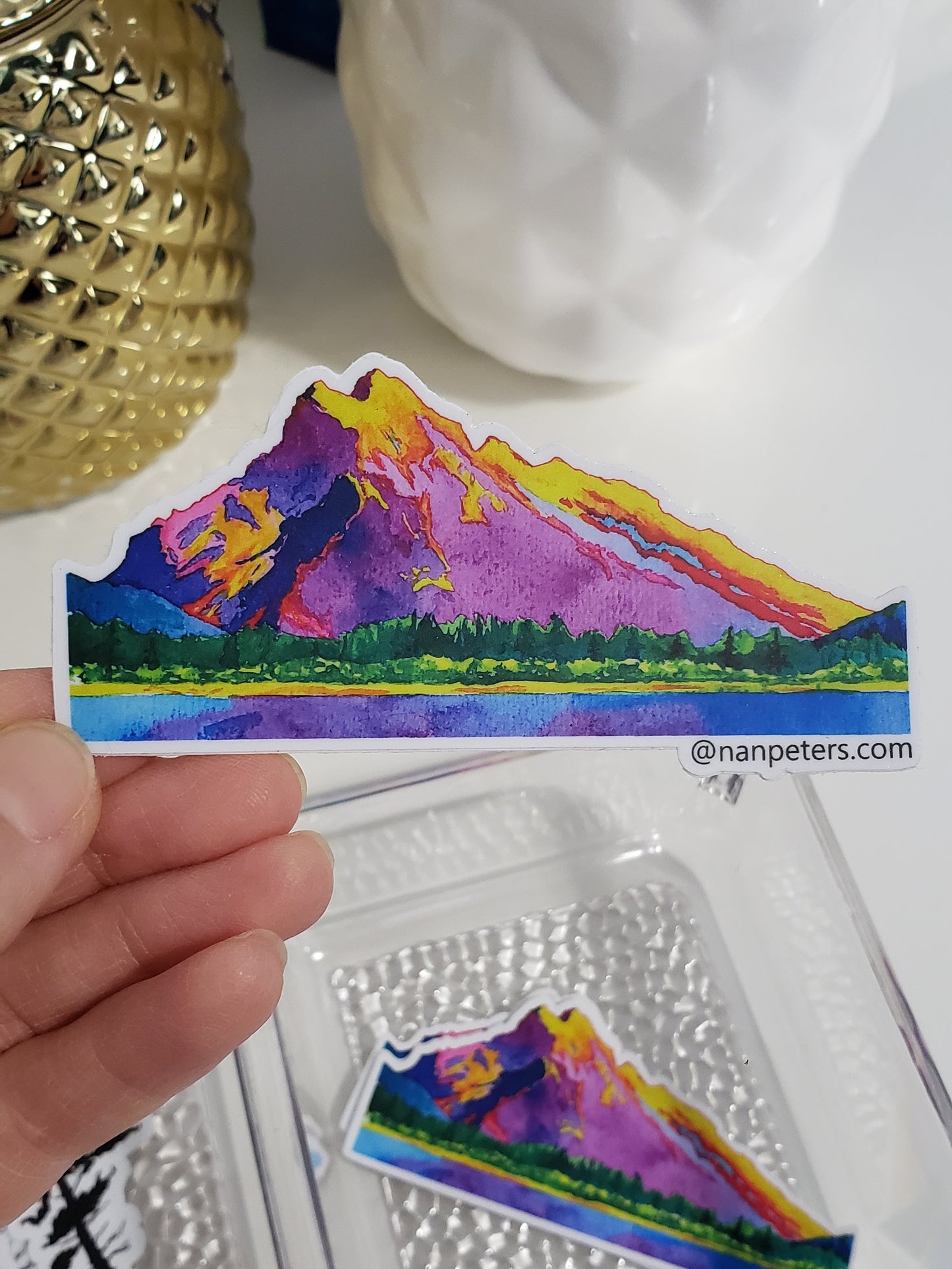 Mount Rundle Bumper Sticker