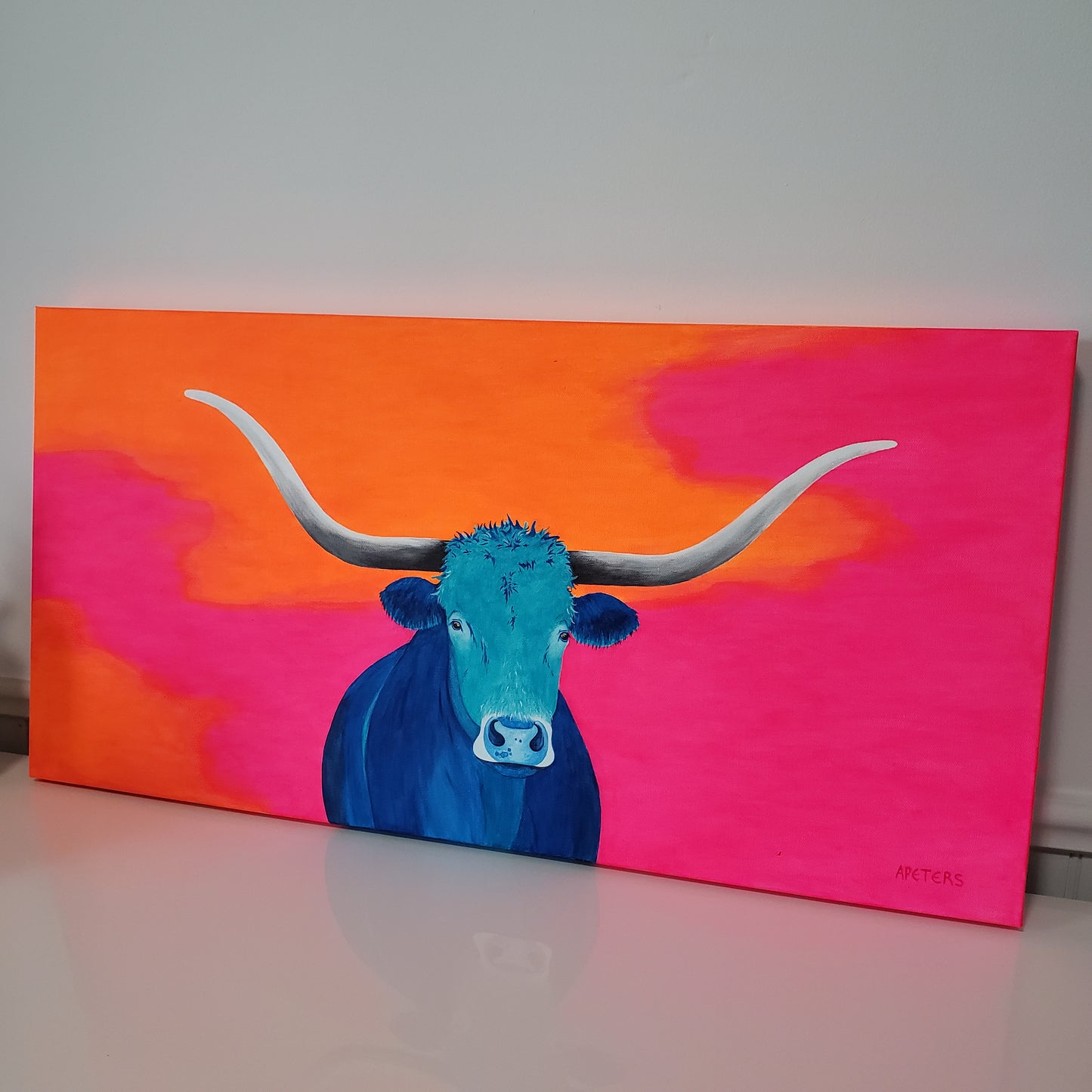 "Eddie" the Longhorn Cow