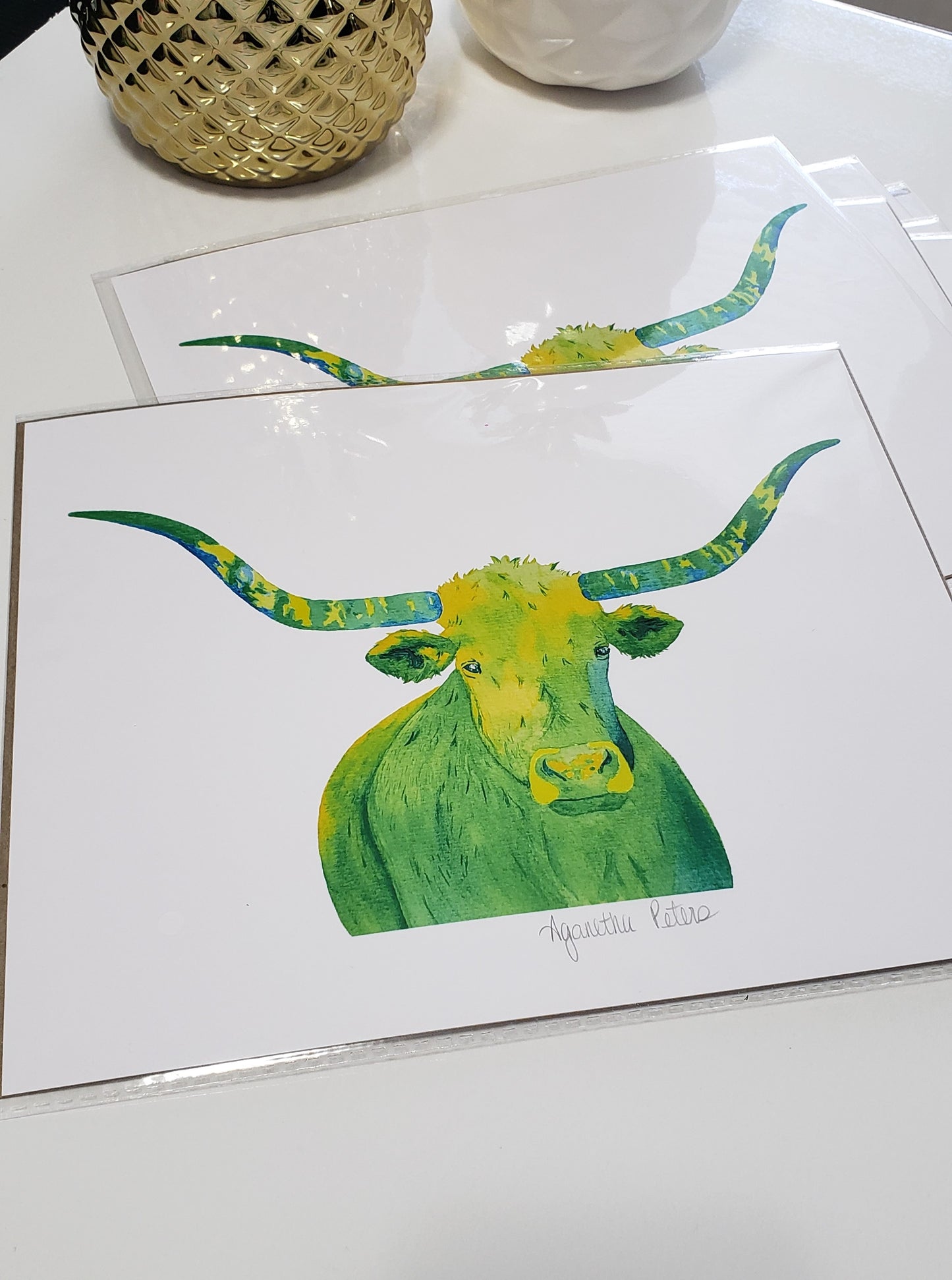 Longhorn Cow Print