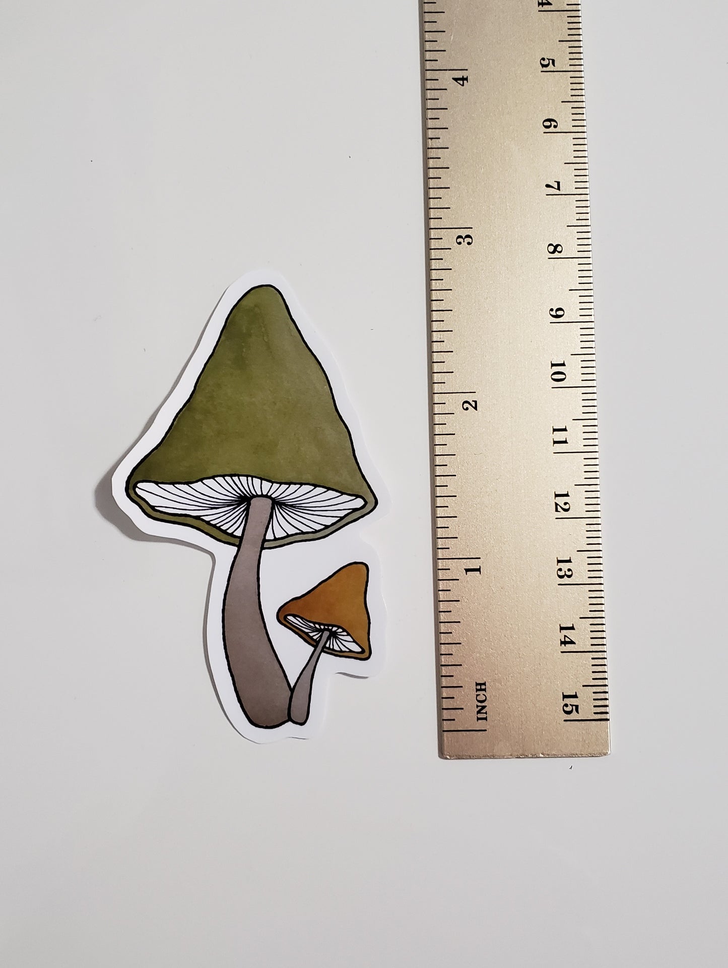 Mushroom Sticker (Sage)