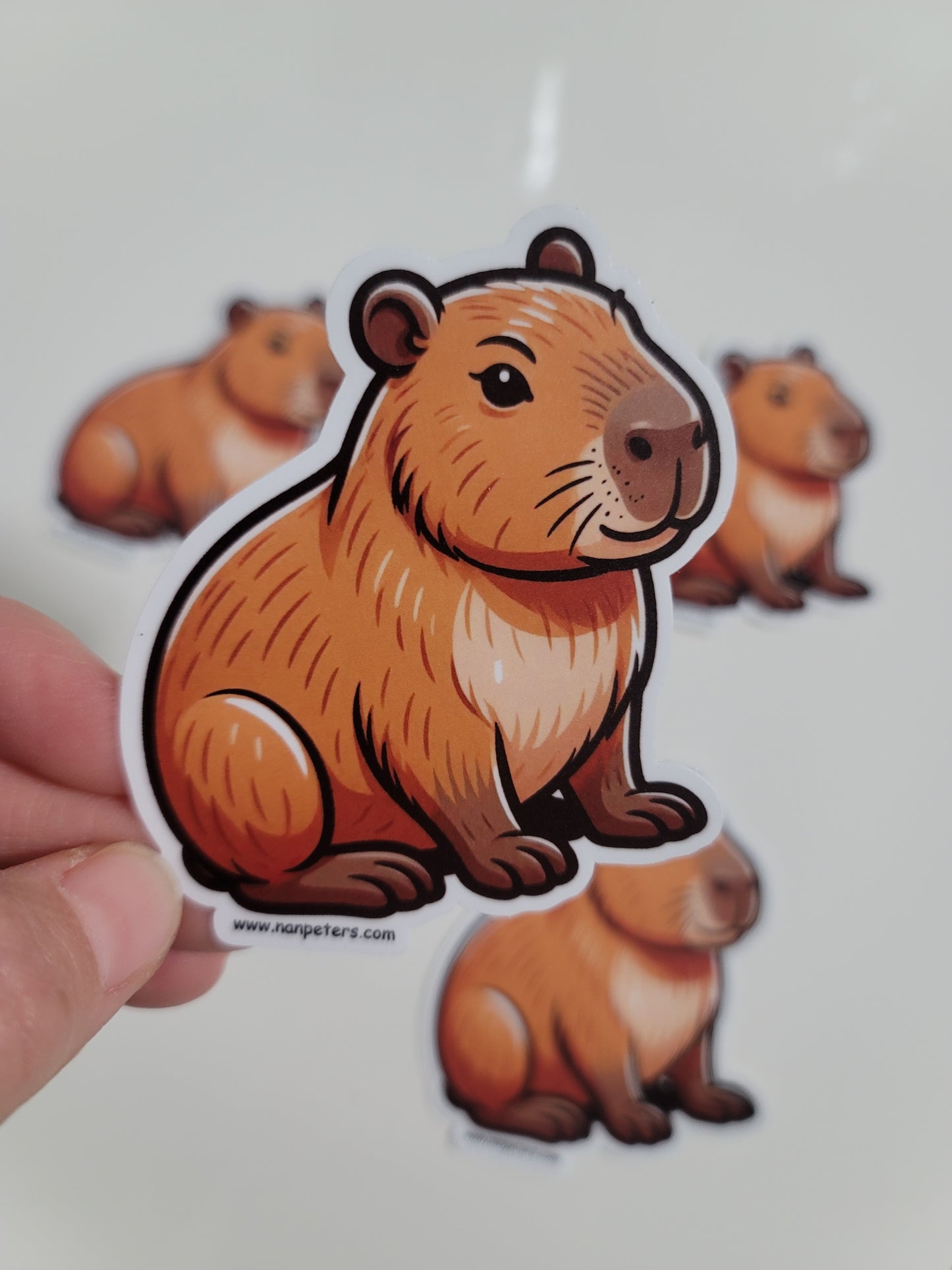Capybara Bumper Sticker