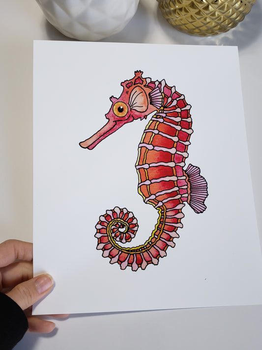 Seahorse Print