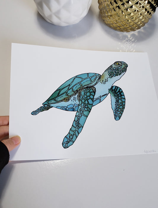 Sea Turtle Print